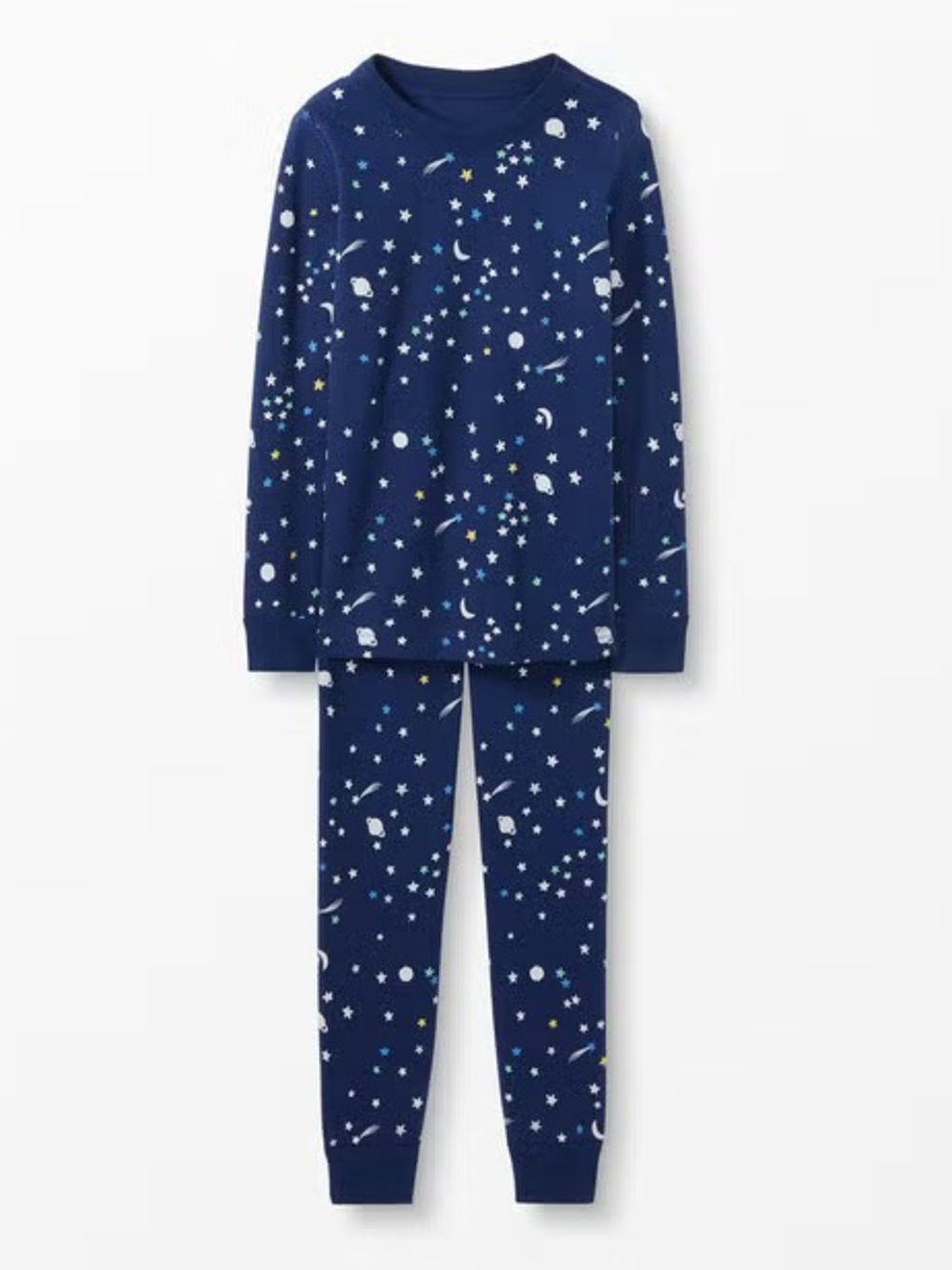 Hanna Andersson Long John Pajama PANTS ONLY Sprinkle of Stars Size 4